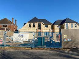 New build residential construction project by B W May in Kent